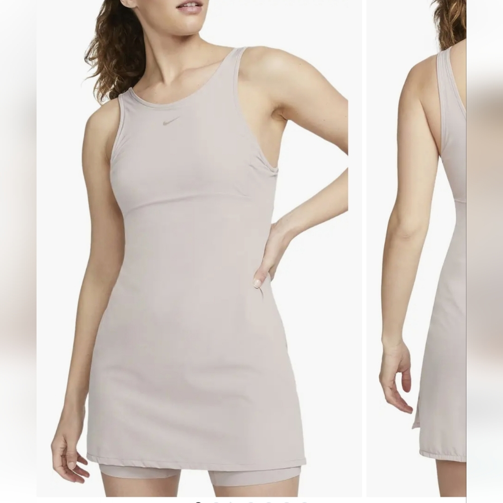Nike Bliss Dri fit training dress.  Dusty purple color nwt sz lg